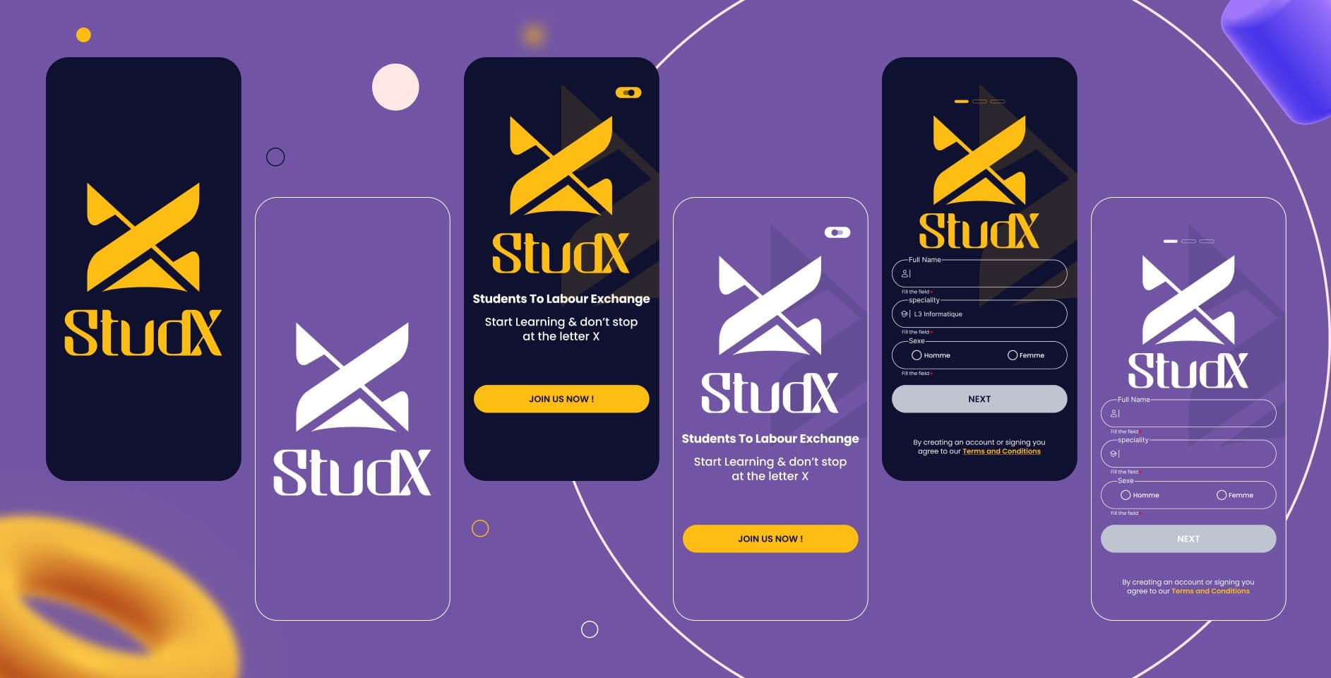 STUDX — Student Club Registration App